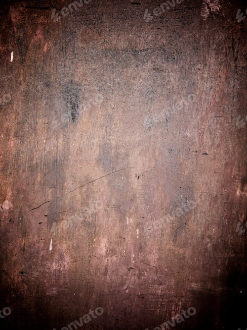 Preview: Old rusty metal plate heavily aged