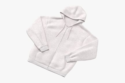 Preview: Zippered Heather Sweatshirt: Men's Casual Hooded Top with Pockets