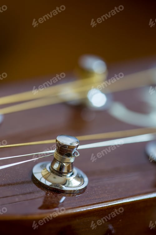 Preview: Detail of acoustic guitar