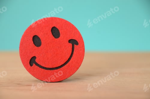 Preview: The simple design of the smiley face, recognized as a symbol of happiness and positivity.