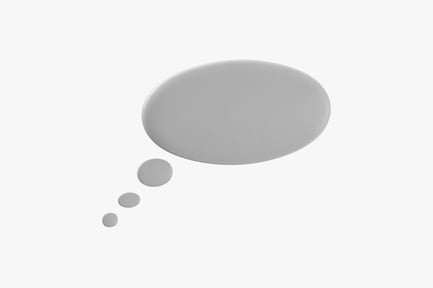 Preview: Thinking Bubble with Tail