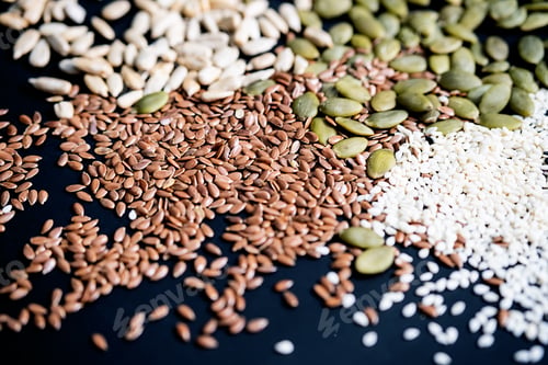Preview: Various Seed on the Black.