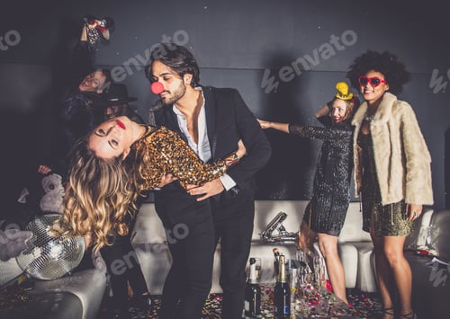 Preview: Friends having party in a nightclub