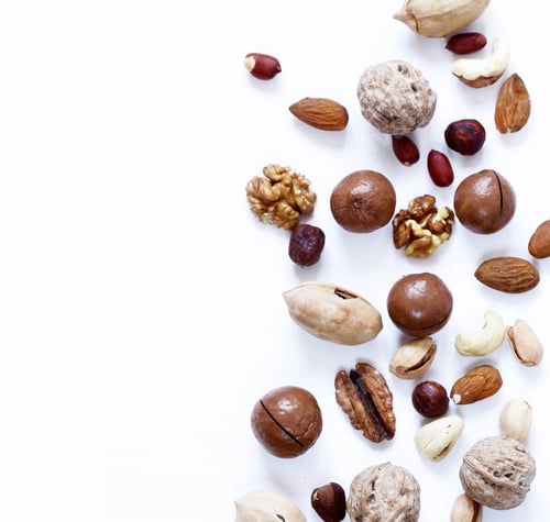 Preview: assortment of various nuts for a healthy diet