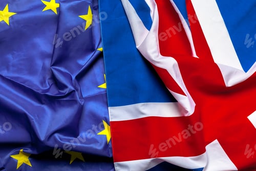 Preview: Flags of the United Kingdom and the European Union