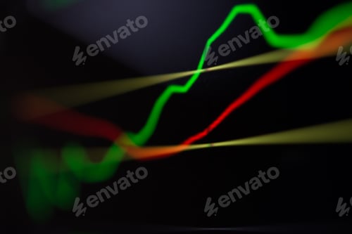 Preview: Close-up LED charts and summary info for making stock trading graph