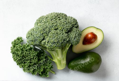 Preview: green vegetables, detox dieting concept