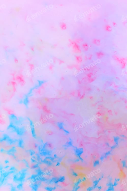 Preview: Pink and Blue Watercolor Abstract Background Texture