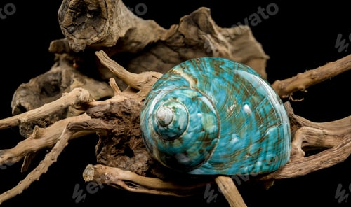 Preview: Polished Turquoise Nautilus Shell