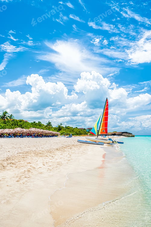 Preview: idyllic tropical beach vacation