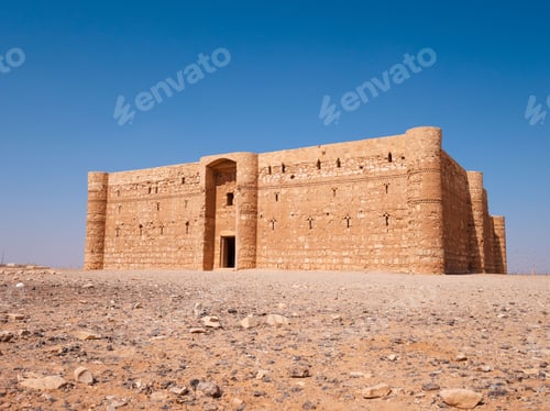 Preview: Mesmerizing Qasr Kharana castle in the middle of a desert in Jordan