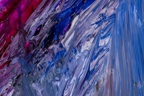 Preview: Abstract flow of liquid paints in mix