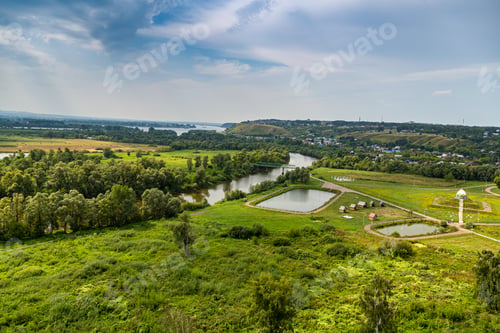 Preview: The famous Shishkin ponds in Yelabuga. Tatarstan