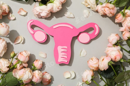 Preview: Women's health and women's healthcare concept with uterus