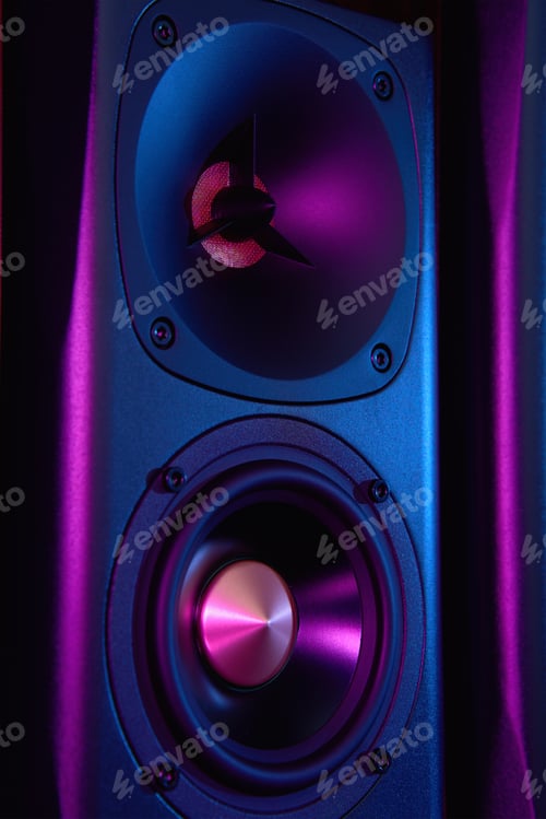 Preview: Multimedia acoustic sound speaker with neon lighting