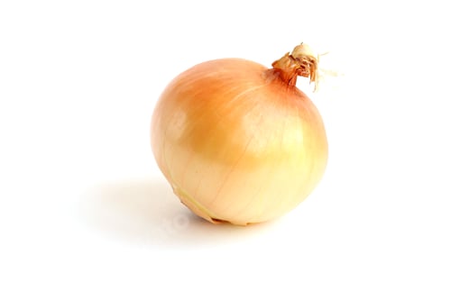 Preview: Onion on white background