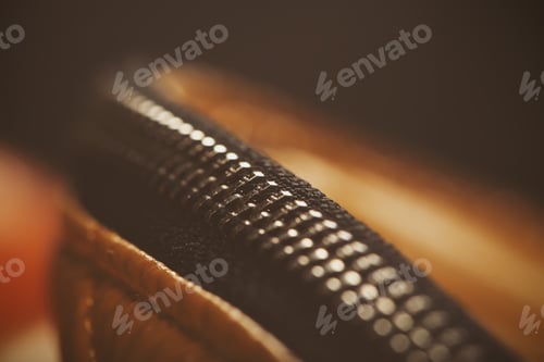 Preview: Zipper On Yellow Leather Bag