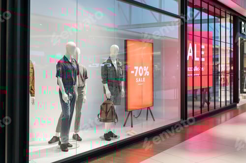 Preview: visual merchandising - shop window for menswear