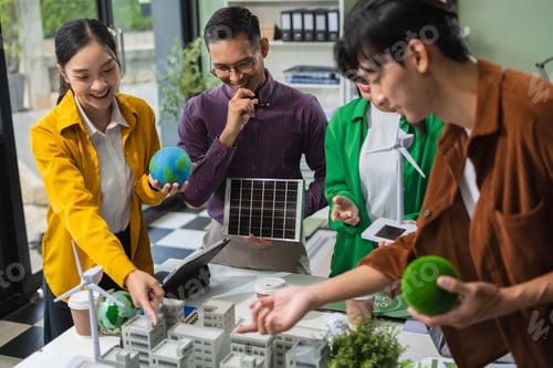 Preview: Renewable energy-based green businesses and global warming.