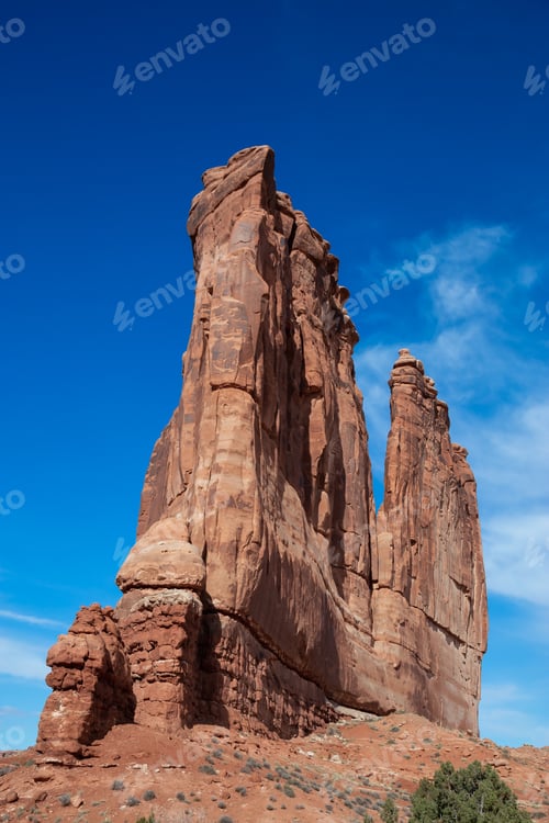 Preview: Landscape of the unique sandstone rock formation in the desert. American Nature Background