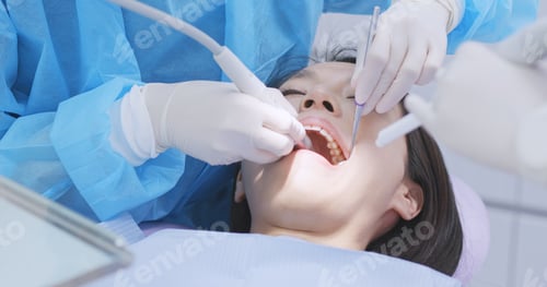 Preview: Woman undergo dental check up