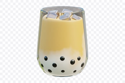 Preview: Matcha Latte Boba Glass