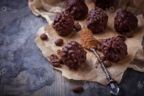 Preview: Chocolate truffles candy
