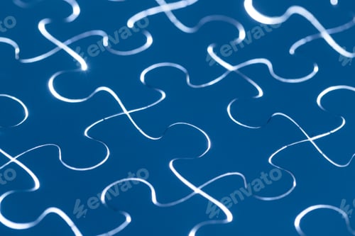 Preview: White puzzle on the light