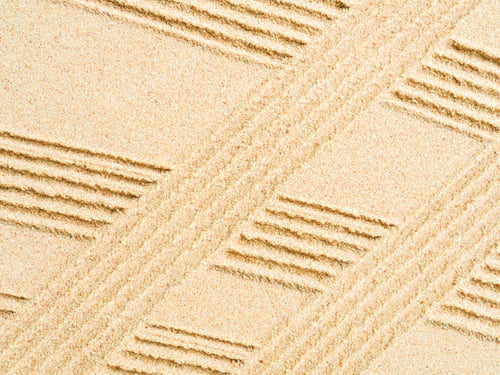 Preview: Zen garden sand background Japanese Balance