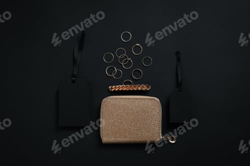 Preview: Concept of Black friday sale, top view