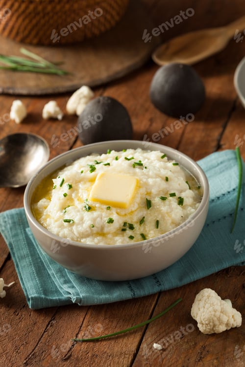 Preview: Homemade Organic Mashed Cauliflower