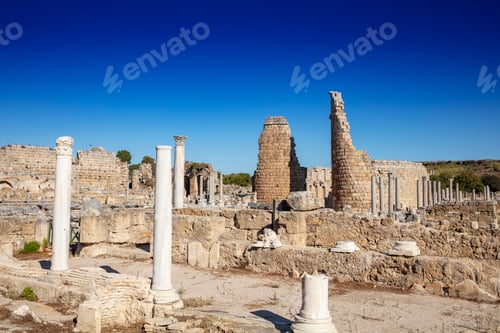 Preview: Nymphaeum of Perge. Ruins of ancient Pamphylian city located in Antalya Province, Turkey.
