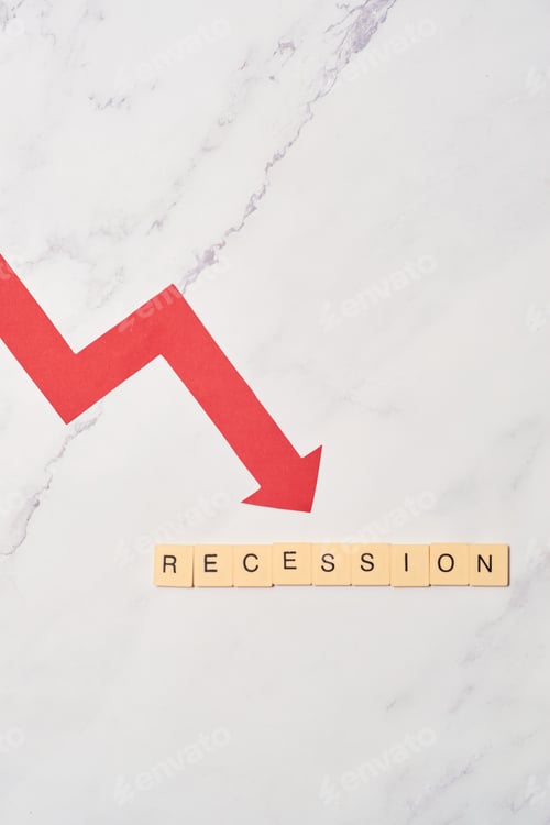 Preview: The concept of reducing profits and income. Recession and the financial crisis.