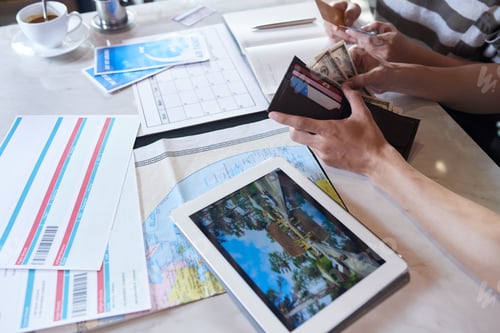 Preview: Couple Counting Money for Vacation