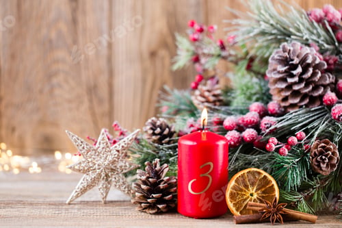 Preview: Christmas greeting card.