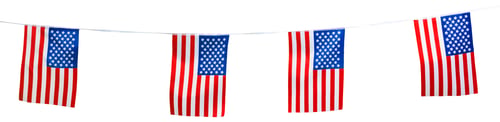 Preview: American Flag Banner Decoration for Fourth of July