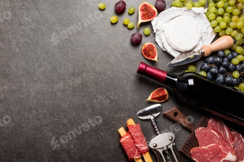Preview: Wine and Charcuterie Board with Fresh Fruit