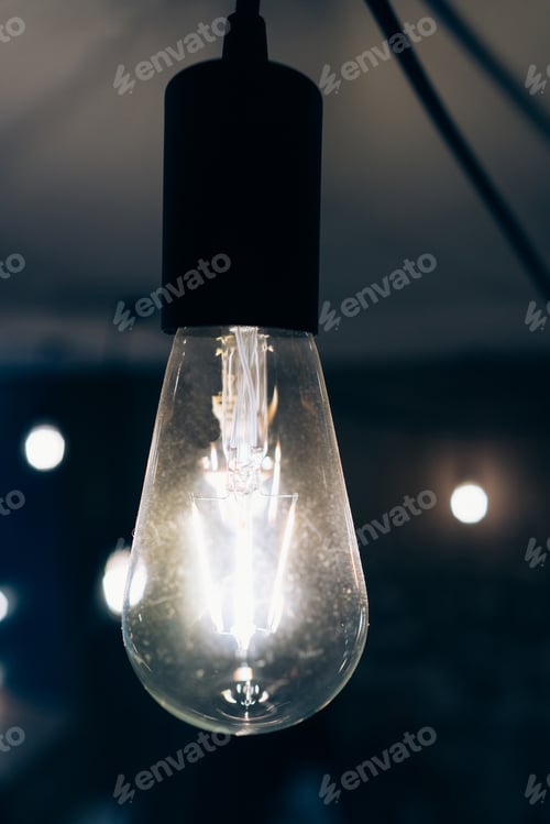 Preview: Burning an incandescent edison lamp