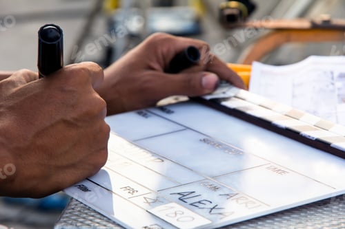 Preview: Labeling the Slate on set