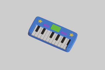 Preview: Cartoon kids keyboard music toy