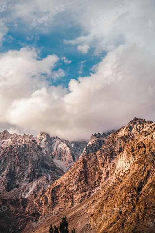 Dramatic Mountain landscape
