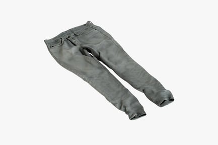 Preview: Washed Grey Denim Jeans