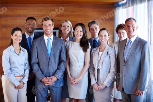 Preview: They are the best in their field. Portrait of a diverse group of businesspeople in the office.