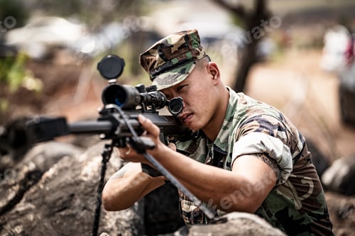 Preview: US marines in the mountains during the military operation