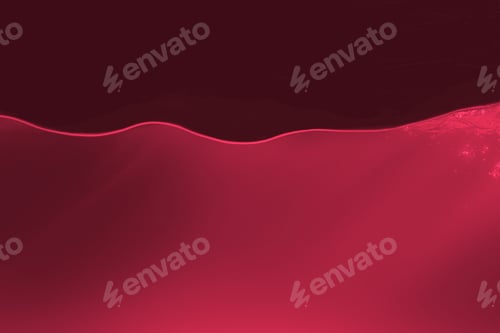 Preview: Waving water in aquarium. Color of the year 2023, viva magenta.