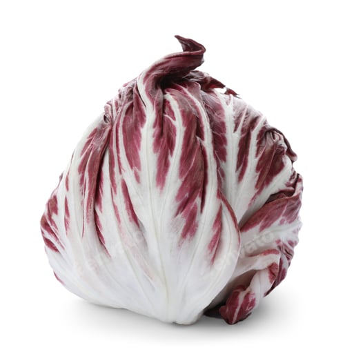 Preview: Fresh ripe red cabbage isolated on white