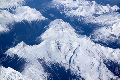 Preview: Snowcapped Mountain Range