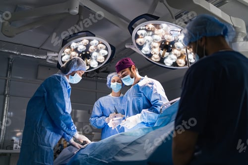 Preview: Surgeons Performing Operation in Operating Room