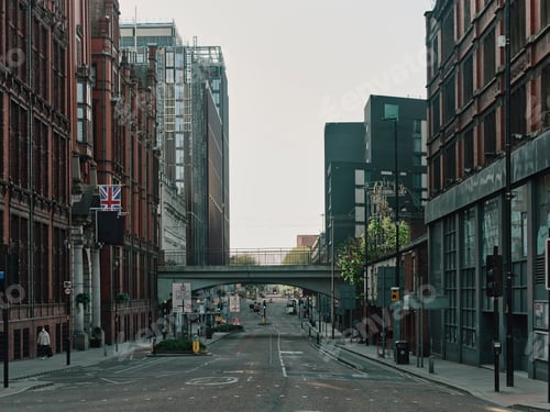 Preview: A tranquil city street in the early morning light