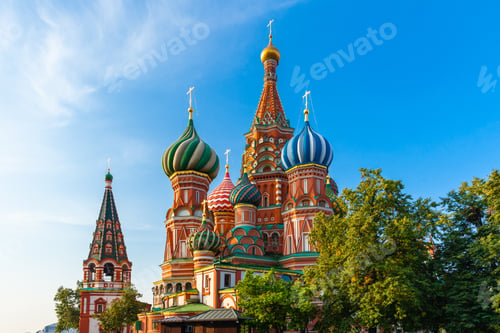 Preview: St. Basil's Cathedral in the morning, Moscow, Russia